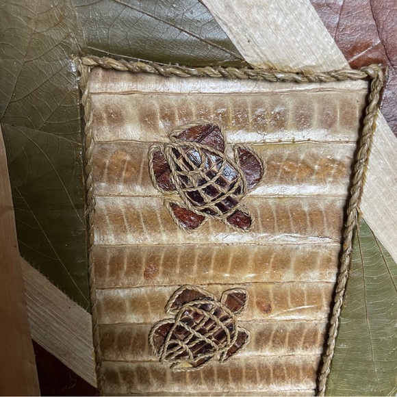 NWOT 2 Handmade banana leaf photo albums - Picture 6 of 10